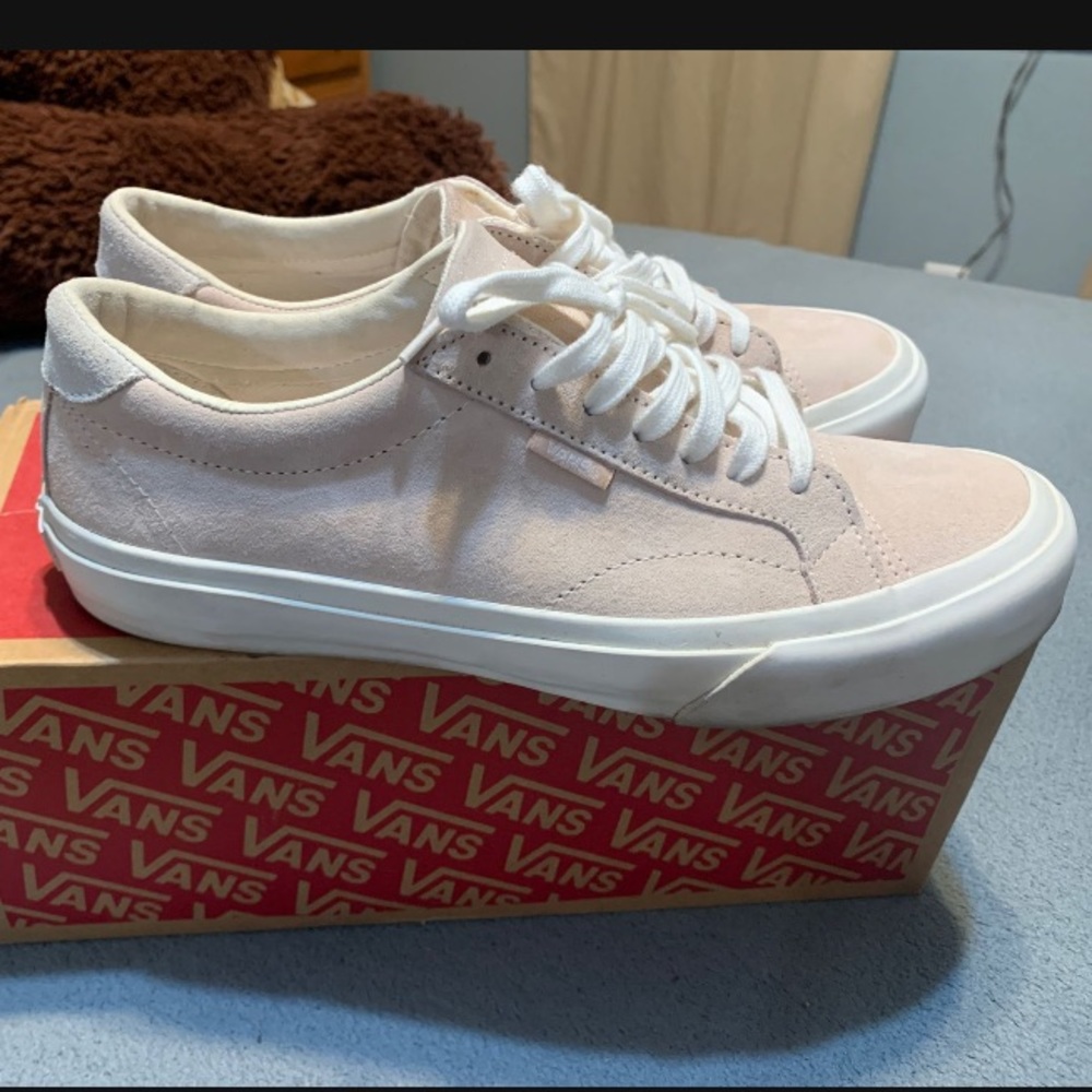 Blush Suede Vans